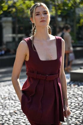 PFW Miu Miu Outside Arrivals Zita D Hauteville arriving at the Miu Miu show during Paris Fashion Week, in Paris, France on 4 October 2026. Photo by Julien Reynaud APS-Medias ABACAPRESS.COM Paris France  Copyright: xReynaudxJulien APS-Medias ABACAx