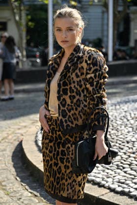 PFW Miu Miu Outside Arrivals Camille Razat arriving at the Miu Miu show during Paris Fashion Week, in Paris, France on 4 October 2026. Photo by Julien Reynaud APS-Medias ABACAPRESS.COM Paris France  Copyright: xReynaudxJulien APS-Medias ABACAx