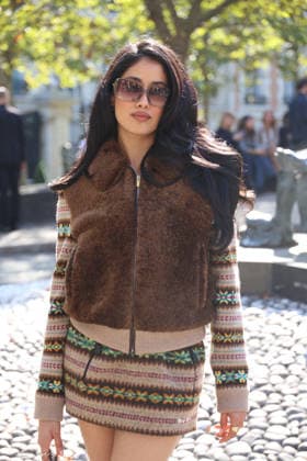 Janhvi Kapoor at the Miu Miu Women’s Ready-to-Wear Spring Summer 2027 fashion show during Paris Fashion Week (PFW) on October 4, 2026. Denis Guignebourg, Bestimage. Miu Miu Women’s’s Ready-to-Wear Collection Spring Summer 2027 at Paris Fashion Week (PFW) on October 4, 2026, Paris, France  Copyright: xDenisxGuignebourgx xBestimagexDenisxGuignebourgx xBestimagex