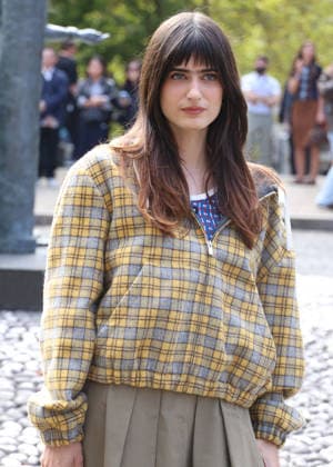 Marguerite at the Miu Miu Women’s Ready-to-Wear Spring Summer 2027 fashion show during Paris Fashion Week (PFW) on October 4, 2026. Photo by Denis Guignebourg, Bestimage. Miu Miu Women’s’s Ready-to-Wear Collection Spring Summer 2027 at Paris Fashion Week (PFW) on October 4, 2026, Paris, France  Copyright: xDenisxGuignebourgx xBestimagexDenisxGuignebourgx xBestimagex