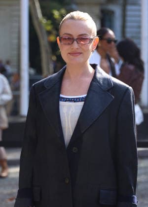 Amelia Dimoldenberg at the Miu Miu Women’s Ready-to-Wear Spring Summer 2027 fashion show during Paris Fashion Week (PFW) on October 4, 2026. Denis Guignebourg, Bestimage. Miu Miu Women’s’s Ready-to-Wear Collection Spring Summer 2027 at Paris Fashion Week (PFW) on October 4, 2026, Paris, France  Copyright: xDenisxGuignebourgx xBestimagexDenisxGuignebourgx xBestimagex