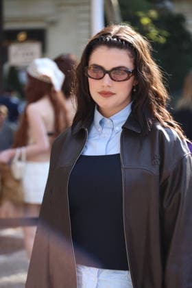 Becky Armstrong at the Miu Miu Women’s Ready-to-Wear Spring Summer 2027 fashion show during Paris Fashion Week (PFW) on October 4, 2026. Denis Guignebourg, Bestimage. Miu Miu Women’s’s Ready-to-Wear Collection Spring Summer 2027 at Paris Fashion Week (PFW) on October 4, 2026, Paris, France  Copyright: xDenisxGuignebourgx xBestimagexDenisxGuignebourgx xBestimagex