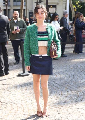 Anna Castillo at the Miu Miu Women’s Ready-to-Wear Spring Summer 2027 fashion show during Paris Fashion Week (PFW) on October 4, 2026. Denis Guignebourg, Bestimage. Miu Miu Women’s’s Ready-to-Wear Collection Spring Summer 2027 at Paris Fashion Week (PFW) on October 4, 2026, Paris, France  Copyright: xDenisxGuignebourgx xBestimagexDenisxGuignebourgx xBestimagex