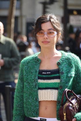 Anna Castillo at the Miu Miu Women’s Ready-to-Wear Spring Summer 2027 fashion show during Paris Fashion Week (PFW) on October 4, 2026. Denis Guignebourg, Bestimage. Miu Miu Women’s’s Ready-to-Wear Collection Spring Summer 2027 at Paris Fashion Week (PFW) on October 4, 2026, Paris, France  Copyright: xDenisxGuignebourgx xBestimagexDenisxGuignebourgx xBestimagex