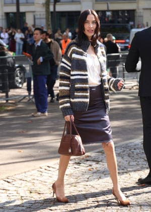 Alexa Chung at the Miu Miu Women’s Ready-to-Wear Spring Summer 2027 fashion show during Paris Fashion Week (PFW) on October 4, 2026. Denis Guignebourg, Bestimage. Miu Miu Women’s’s Ready-to-Wear Collection Spring Summer 2027 at Paris Fashion Week (PFW) on October 4, 2026, Paris, France  Copyright: xDenisxGuignebourgx xBestimagexDenisxGuignebourgx xBestimagex