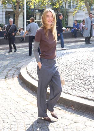 Camille Rowe at the Miu Miu Women’s Ready-to-Wear Spring Summer 2027 fashion show during Paris Fashion Week (PFW) on October 4, 2026. Denis Guignebourg, Bestimage. Miu Miu Women’s’s Ready-to-Wear Collection Spring Summer 2027 at Paris Fashion Week (PFW) on October 4, 2026, Paris, France  Copyright: xDenisxGuignebourgx xBestimagexDenisxGuignebourgx xBestimagex