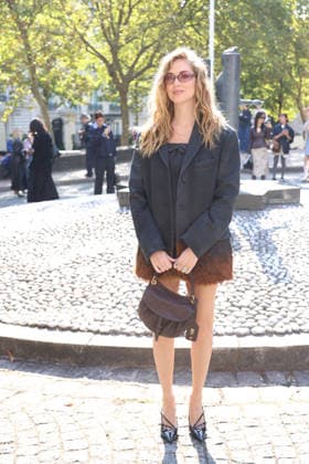 Chiara Ferragni at the Miu Miu Women’s Ready-to-Wear Spring Summer 2027 fashion show during Paris Fashion Week (PFW) on October 4, 2026. Denis Guignebourg, Bestimage. Miu Miu Women’s’s Ready-to-Wear Collection Spring Summer 2027 at Paris Fashion Week (PFW) on October 4, 2026, Paris, France  Copyright: xDenisxGuignebourgx xBestimagexDenisxGuignebourgx xBestimagex