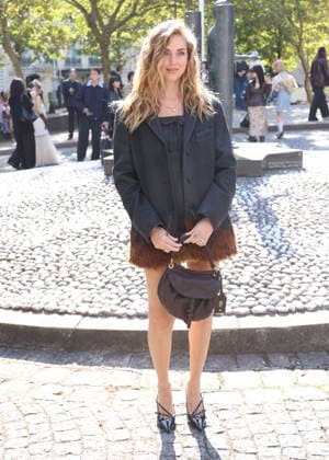 Chiara Ferragni at the Miu Miu Women’s Ready-to-Wear Spring Summer 2027 fashion show during Paris Fashion Week (PFW) on October 4, 2026. Denis Guignebourg, Bestimage. Miu Miu Women’s’s Ready-to-Wear Collection Spring Summer 2027 at Paris Fashion Week (PFW) on October 4, 2026, Paris, France  Copyright: xDenisxGuignebourgx xBestimagexDenisxGuignebourgx xBestimagex