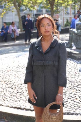 Paola Locatelli at the Miu Miu Women’s Ready-to-Wear Spring Summer 2027 fashion show during Paris Fashion Week (PFW) on October 4, 2026. Denis Guignebourg, Bestimage. Miu Miu Women’s’s Ready-to-Wear Collection Spring Summer 2027 at Paris Fashion Week (PFW) on October 4, 2026, Paris, France  Copyright: xDenisxGuignebourgx xBestimagexDenisxGuignebourgx xBestimagex