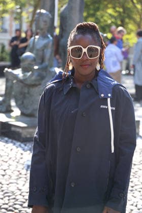 Alice Diop at the Miu Miu Women’s Ready-to-Wear Spring Summer 2027 fashion show during Paris Fashion Week (PFW) on October 4, 2026. Denis Guignebourg, Bestimage. Miu Miu Women’s’s Ready-to-Wear Collection Spring Summer 2027 at Paris Fashion Week (PFW) on October 4, 2026, Paris, France  Copyright: xDenisxGuignebourgx xBestimagexDenisxGuignebourgx xBestimagex