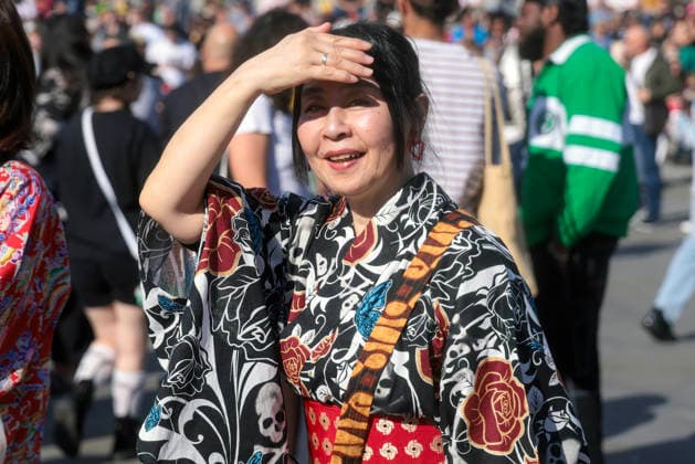. 04 10 2026. London, United Kingdom. Japan Matsuri Trafalgar Square 2026. Japan Matsuri, The UK s biggest annual festival of Japanese culture and food, returns to Trafalgar Square, London.  xMartynxWheatleyx xi-Imagesx IIM-27042-0003