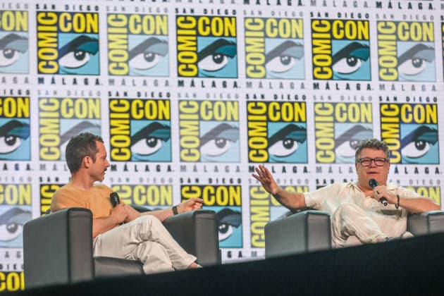 October 4, 2026: October 4, 2026 (Malaga)Elijah Wood and Sean Astin were the great stars of the Comic-Con de MoÂ¡laga. Actors Elijah Wood and Sean Astin, famous for their roles as Frodo and Sam in The Lord of the Rings, have brought this Sunday a bit of that Comarca of Middle-earth to the convention attended by 3000 people gathered in the room. - ZUMAc161 20261004_zap_c161_041 Copyright: xLorenzoxCarnerox