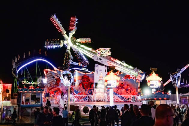 IPA89308749 - Munich, The 191st Oktoberfest. Pictured: A view of the world s largest and most famous folk festival  Copyright: xAlessandroxBremecx xx IPA89308749
