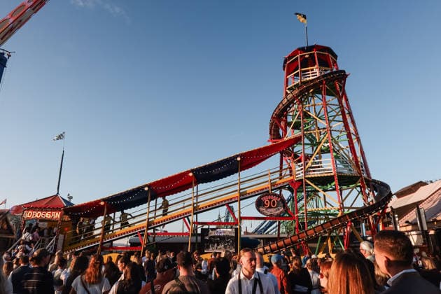 IPA89308785 - Munich, The 191st edition of Oktoberfest. Pictured: A view of the world s largest and most famous folk festival  Copyright: xAlessandroxBremecx xx IPA89308785