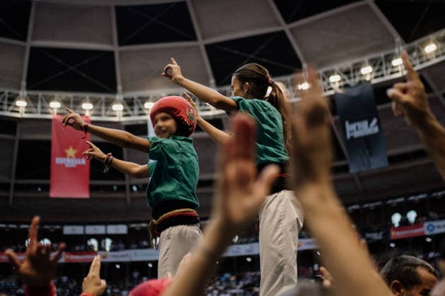 Final Day of the 30th Castells Competition in Tarragona Final Day of the 30th Castells Competition at the CaixaBank Tàrraco Arena on October 4, 2026, in Tarragona, Catalonia, Spain. The Castells Competition is a performance featuring human towers by the best colles (human tower groups) in Catalonia, held every two years, at the former bullring, the site where the first edition was held in 1932. OCTOBER 4, 2026 Tarragona Catalonia Tarragona Catalonia Spain  Copyright: xLaiaxSolanellasx 7821131