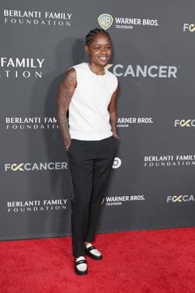 October 4, 2026, Santa Monica, California, USA: Bre Z at The Barbara Berlanti Heroes Gala Benefitting F Cancer at Barker Hangar Santa Monica USA  - ZUMAg107 20261004_zep_g107_014 Copyright: xNinaxPrommerx