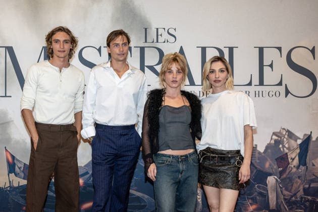 Premiere of Les Misérables by Fred Cavayé - Bordeaux MLG Vassili Schneider, Louis Peres, Megan Northam and Marie Colomb. The cast of French director Fred Cavayé s film Les Misérables attend a special preview screening at UGC Ciné Cité in Bordeaux, France, on October 4, 2026. Photo by Margot Le Gonidec ABACAPRESS.COM Bordeaux France  Copyright: xLexGonidecxMargot ABACAx