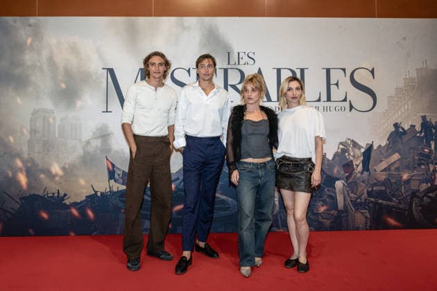 Premiere of Les Misérables by Fred Cavayé - Bordeaux MLG Vassili Schneider, Louis Peres, Megan Northam and Marie Colomb. The cast of French director Fred Cavayé s film Les Misérables attend a special preview screening at UGC Ciné Cité in Bordeaux, France, on October 4, 2026. Photo by Margot Le Gonidec ABACAPRESS.COM Bordeaux France  Copyright: xLexGonidecxMargot ABACAx