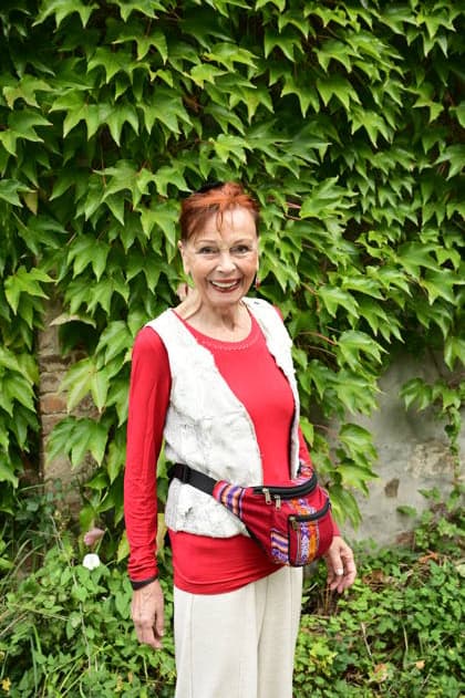 Sibylle Kuhne bei der Gesprächsrunde: rüber kommen - Ost-West-Kunstgespräche im Salon-Format - eine Hommage an Ida Dehmel im Literaturhaus Alte Synagoge. Görlitz, 04.10.2026 Copyright: xMatthiasxWehnertx
