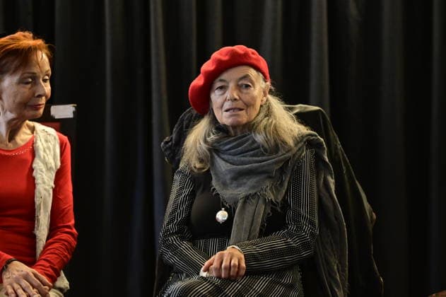 Blanche Kommerell bei der Gesprächsrunde: rüber kommen - Ost-West-Kunstgespräche im Salon-Format - eine Hommage an Ida Dehmel im Literaturhaus Alte Synagoge. Görlitz, 04.10.2026 Copyright: xMatthiasxWehnertx