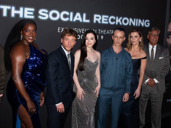 NYC Premiere of The Social Reckoning Featuring: Wunmi Mosaku, Jeremy Allen White, Mikey Madison, Jeremy Strong, Betty Gilpin, Aaron Sorkin Where: New York, New York, United States When: 05 Oct 2026 Credit: Janet Mayer INSTARimages.com EDITORIAL USE ONLY. NOT FOR USE BY NEWSPAPERS BASED IN THE UK. Copyright: xx instar56074827
