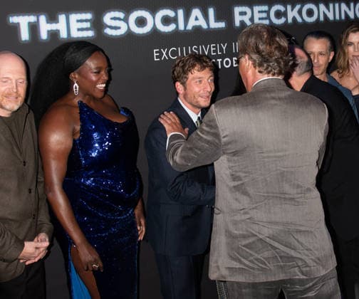 NYC Premiere of The Social Reckoning Featuring: Wunmi Mosaku, Jeremy Allen White, Aaron Sorkin Where: New York, New York, United States When: 05 Oct 2026 Credit: Janet Mayer INSTARimages.com EDITORIAL USE ONLY. NOT FOR USE BY NEWSPAPERS BASED IN THE UK. Copyright: xx instar56074830