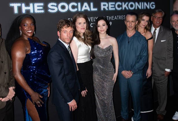 NYC Premiere of The Social Reckoning Featuring: Jeremy Allen White, Frances Haugen, Mikey Madison, Jeremy Strong, Betty Gilpin, Aaron Sorkin Where: New York, New York, United States When: 05 Oct 2026 Credit: Janet Mayer INSTARimages.com EDITORIAL USE ONLY. NOT FOR USE BY NEWSPAPERS BASED IN THE UK. Copyright: xx instar56074833