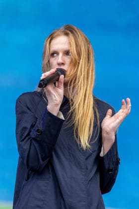 October 4, 2026, Austin, Texas, USA: Musician AUDREY HOBERT during the Austin City Limits Music Festival at Zilker Park in Austin, Texas Austin USA  - ZUMAs135 20261004_zap_s135_090 Copyright: xDanielxDeSloverx
