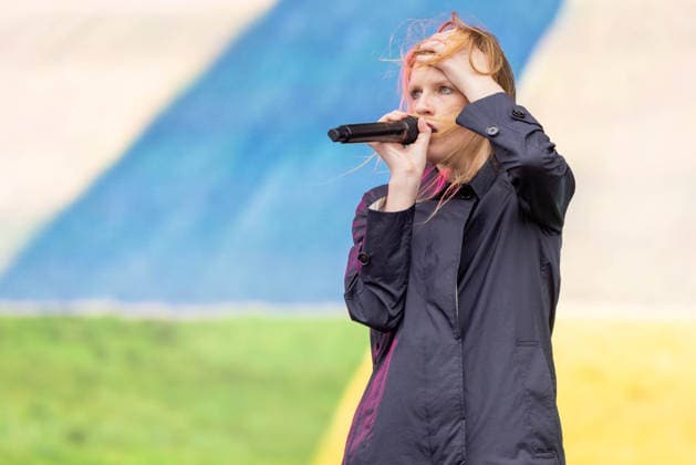 October 4, 2026, Austin, Texas, USA: Musician AUDREY HOBERT during the Austin City Limits Music Festival at Zilker Park in Austin, Texas Austin USA  - ZUMAs135 20261004_zap_s135_095 Copyright: xDanielxDeSloverx