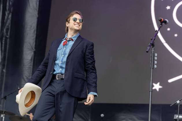October 4, 2026, Austin, Texas, USA: A.J. JACKSON of Saint Motel during the Austin City Limits Music Festival at Zilker Park in Austin, Texas Austin USA  - ZUMAs135 20261004_zap_s135_109 Copyright: xDanielxDeSloverx