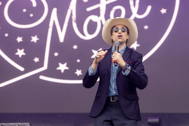 October 4, 2026, Austin, Texas, USA: A.J. JACKSON of Saint Motel during the Austin City Limits Music Festival at Zilker Park in Austin, Texas Austin USA  - ZUMAs135 20261004_zap_s135_121 Copyright: xDanielxDeSloverx