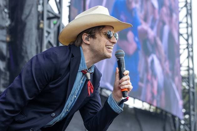 October 4, 2026, Austin, Texas, USA: A.J. JACKSON of Saint Motel during the Austin City Limits Music Festival at Zilker Park in Austin, Texas Austin USA  - ZUMAs135 20261004_zap_s135_123 Copyright: xDanielxDeSloverx