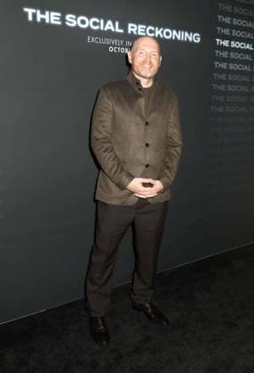 October 4, 2026, New York, New York, USA: Actor comedian BILL BURR seen during the red carpet arrivals at the World Premiere of The Social Reckoning held at the Regal Union Square Theater. New York USA  - ZUMAk03_ 20261004_zaf_k03_010 Copyright: xNancyxKaszermanx