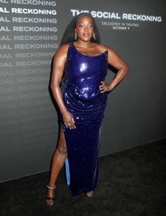 October 4, 2026, New York, New York, USA: Actor WUNMI MOSAKU seen during the red carpet arrivals at the World Premiere of The Social Reckoning held at the Regal Union Square Theater. New York USA  - ZUMAk03_ 20261004_zaf_k03_029 Copyright: xNancyxKaszermanx