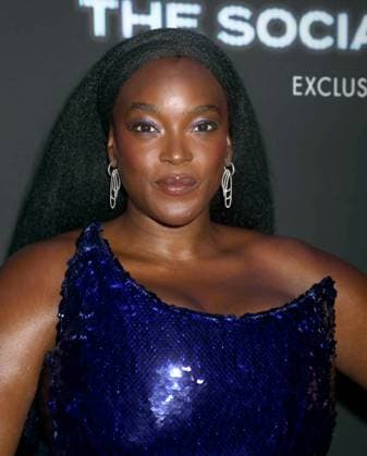 October 4, 2026, New York, New York, USA: Actor WUNMI MOSAKU seen during the red carpet arrivals at the World Premiere of The Social Reckoning held at the Regal Union Square Theater. New York USA  - ZUMAk03_ 20261004_zaf_k03_030 Copyright: xNancyxKaszermanx