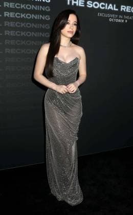 October 4, 2026, New York, New York, USA: Actor MIKEY MADISON seen during the red carpet arrivals at the World Premiere of The Social Reckoning held at the Regal Union Square Theater. New York USA  - ZUMAk03_ 20261004_zaf_k03_039 Copyright: xNancyxKaszermanx
