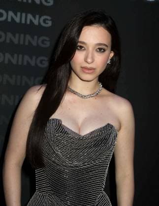 October 4, 2026, New York, New York, USA: Actor MIKEY MADISON seen during the red carpet arrivals at the World Premiere of The Social Reckoning held at the Regal Union Square Theater. New York USA  - ZUMAk03_ 20261004_zaf_k03_048 Copyright: xNancyxKaszermanx