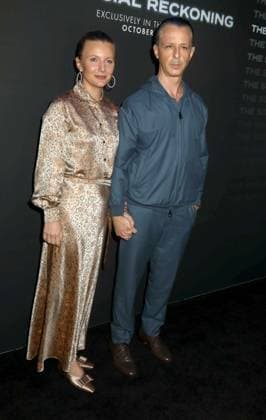 October 4, 2026, New York, New York, USA: Actor JEREMY STRONG and EMMA WALL seen during the red carpet arrivals at the World Premiere of The Social Reckoning held at the Regal Union Square Theater. New York USA  - ZUMAk03_ 20261004_zaf_k03_065 Copyright: xNancyxKaszermanx