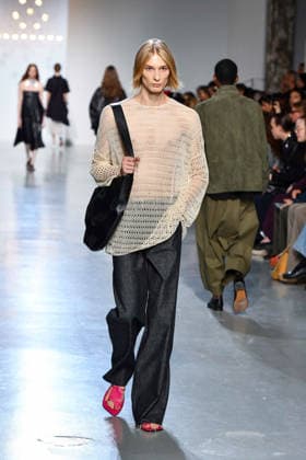 PFW - Niccolo Pasqualetti Runway A model walks the runway during the Niccolò Pasqualetti Womenswear Spring Summer 2027 show as part of Paris Fashion Week on October 04, 2026 in Paris, France. Photo by Shootpix ABACAPRESS.COM Paris France  Copyright: xShootpix ABACAx
