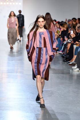 PFW - Niccolo Pasqualetti Runway A model walks the runway during the Niccolò Pasqualetti Womenswear Spring Summer 2027 show as part of Paris Fashion Week on October 04, 2026 in Paris, France. Photo by Shootpix ABACAPRESS.COM Paris France  Copyright: xShootpix ABACAx