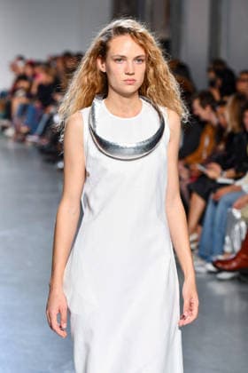 PFW - Niccolo Pasqualetti Runway A model walks the runway during the Niccolò Pasqualetti Womenswear Spring Summer 2027 show as part of Paris Fashion Week on October 04, 2026 in Paris, France. Photo by Shootpix ABACAPRESS.COM Paris France  Copyright: xShootpix ABACAx