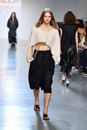 PFW - Niccolo Pasqualetti Runway A model walks the runway during the Niccolò Pasqualetti Womenswear Spring Summer 2027 show as part of Paris Fashion Week on October 04, 2026 in Paris, France. Photo by Shootpix ABACAPRESS.COM Paris France  Copyright: xShootpix ABACAx