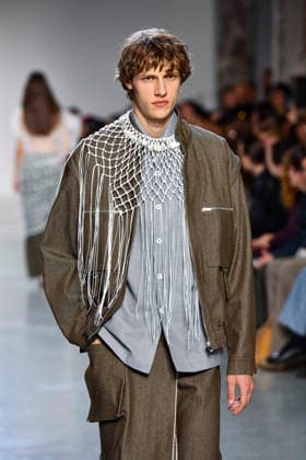 PFW - Niccolo Pasqualetti Runway A model walks the runway during the Niccolò Pasqualetti Womenswear Spring Summer 2027 show as part of Paris Fashion Week on October 04, 2026 in Paris, France. Photo by Shootpix ABACAPRESS.COM Paris France  Copyright: xShootpix ABACAx