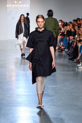 PFW - Niccolo Pasqualetti Runway A model walks the runway during the Niccolò Pasqualetti Womenswear Spring Summer 2027 show as part of Paris Fashion Week on October 04, 2026 in Paris, France. Photo by Shootpix ABACAPRESS.COM Paris France  Copyright: xShootpix ABACAx