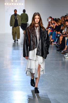 PFW - Niccolo Pasqualetti Runway A model walks the runway during the Niccolò Pasqualetti Womenswear Spring Summer 2027 show as part of Paris Fashion Week on October 04, 2026 in Paris, France. Photo by Shootpix ABACAPRESS.COM Paris France  Copyright: xShootpix ABACAx
