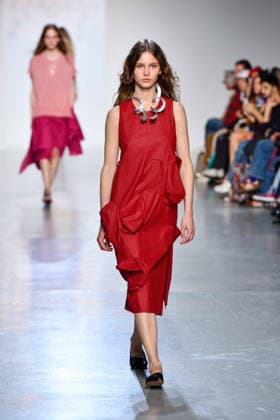 PFW - Niccolo Pasqualetti Runway A model walks the runway during the Niccolò Pasqualetti Womenswear Spring Summer 2027 show as part of Paris Fashion Week on October 04, 2026 in Paris, France. Photo by Shootpix ABACAPRESS.COM Paris France  Copyright: xShootpix ABACAx