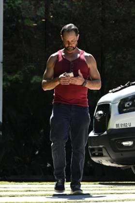 Outside arrivals for the Baywatch Calvin Klein photoshoot at Michael Bergin s House Featuring: Nick Sarando Where: Encino, California, United States When: 04 Oct 2026 Credit: Jacob Lewis INSTARimages EDITORIAL USE ONLY. NOT FOR USE BY NEWSPAPERS BASED IN THE UK. Copyright: xx instar56075062