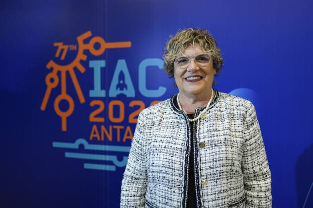 International Astronautical Congress in Antalya ANTALYA, TURKIYE - OCTOBER 04: Gabriella Arrigo, president of the International Astronautical Federation (IAF), speaks during an exclusive interview ahead of the International Astronautical Congress in Antalya, Turkiye, on October 05, 2026. Organized by the IAF with Anadolu as its Global Communication Partner, the congress will take place on October 5-9. Osmancan Gurdogan Anadolu Antalya Turkey. Editorial use only. Please get in touch for any other usage.  Copyright: x2026xAnadoluxOsmancanxGurdoganx