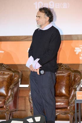 Director Alejandro Gonzalez Inarritu attends the press conference for his movie Digger at Roppongi Hills, Tokyo, Japan on October 5, 2026. The movie opens in Japan on October 9.  aflo_353465783