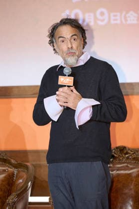 Director Alejandro Gonzalez Inarritu attends the press conference for his movie Digger at Roppongi Hills, Tokyo, Japan on October 5, 2026. The movie opens in Japan on October 9.  aflo_353465788